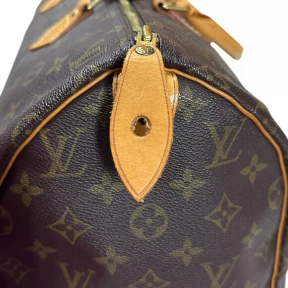 LOUIS VUITTON Handbag M41522 Monogram canvas Monogram Speedy 40 used - Picture 11 of 12